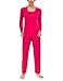 Produktbild Schiesser Damen Zweiteiliger Schlafanzug lang 1/1 Arm/144988, Gr. 38, rot (pink 504)