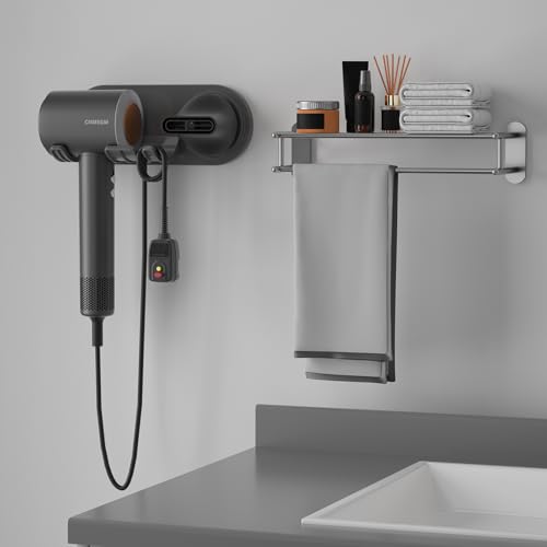 160000 RPM Professional High-Speed Hair Dryer and Holder Wall Mount Compatible