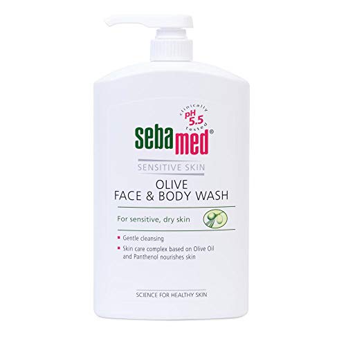 Sebamed Olive Face and Body Wash Pump Pot 1000ml