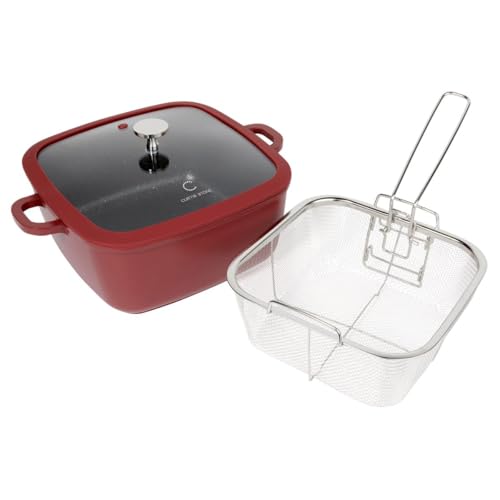 Curtis Stone 5.3-Quart Dura-Pan+ Square Chef Sauté Pan (Renewed)