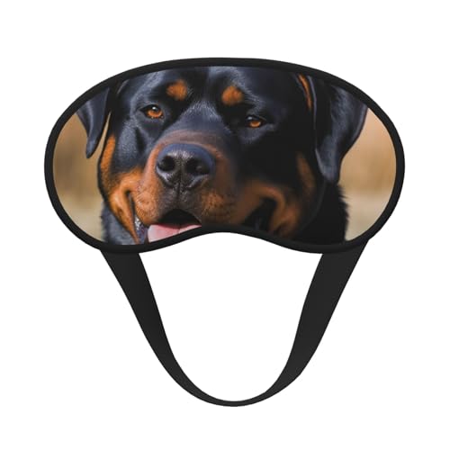 Rottweiler(ロットワイラー) 犬用睡眠マスク 横向き寝用 遮光アイマスク 女性用 男性用 圧力ゼロスリーピングマスク ソフト 通気性 アイカバー 快適な目隠しアイシャード 夜の睡眠用