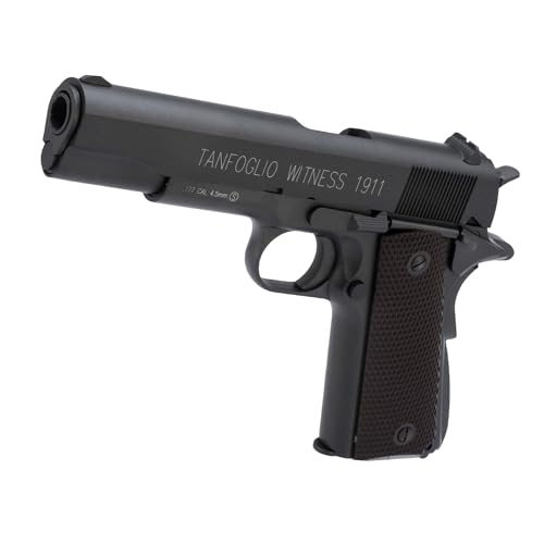 Evike Airguns - Tanfoglio Witness Metal Blowback 1911 4.5mm Air Gun (.177 Cal Air Gun)