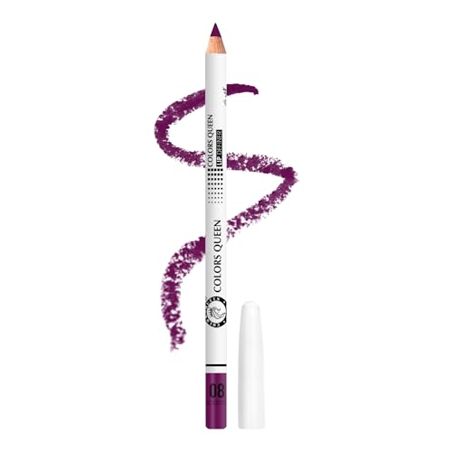 Image of Colors Queen Lip Definer Pencil | Highly Pigmented, One Swipe Smooth Application Matte Lip Liner | Long Lasting Lip Pencil (08 - Wood Stock)