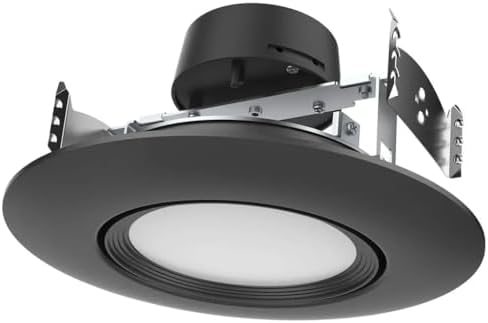 Satco 10.5W CCT Selectable LED Direct Wire Gimbaled Downlight Retrofit in Utilitarian Style-3.9 Inches Tall and 7.4 Inches Wid