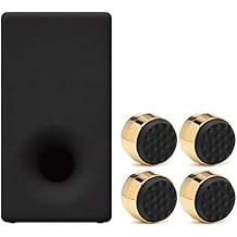 Sony SASW3 200W Wireless Subwoofer for HT-A9/A7000 Bundle with Subwoofer Isolation Feet 4-Pack 2 Items