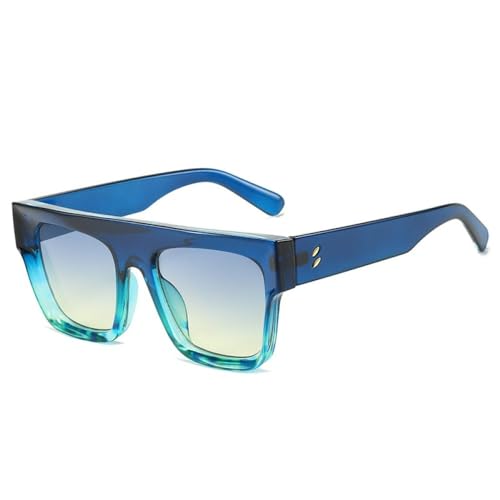 Nuovi Occhiali da Sole Quadrati alla 2026 da Donna di Lusso retrò da Uomo di Tendenza Blu Viola Beige Occhiali da Sole tonalità UV400