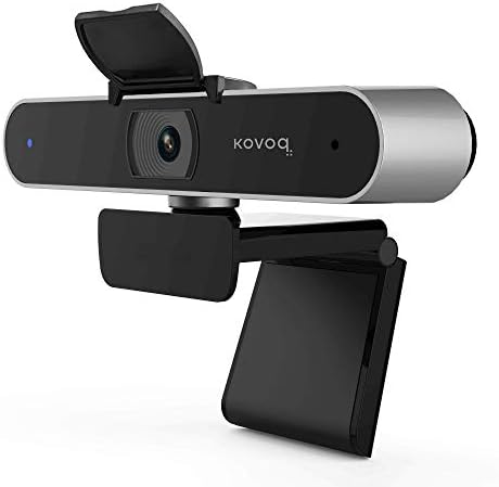 NEWORK 4K Webcam für PC, 4K UHD 1/2.55 Sony Sensor, Autofokus, Datenschutzabdeckung und Stativ, Dual Mikrofon mit Geräuschunterdrückung, Plug&Play, 77°FOV für Streaming und Videoanrufe