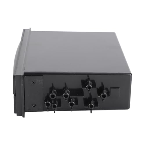 Portavasos para carro con bolsillo para radio CD negro miniatura 4