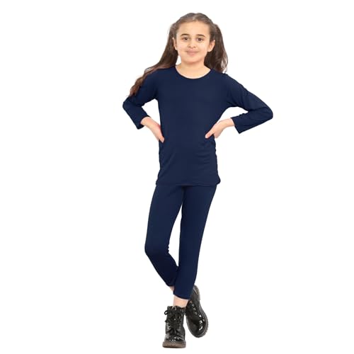 Leggings fille bleu marine 11-12 ans : lot de 2 tenues d'été
