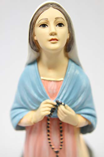 Estatua Religiosa de Santa Bernardita de Lourdes 12" miniatura 2