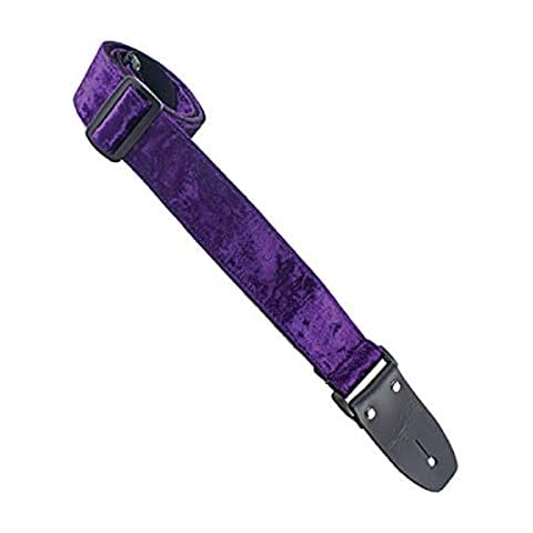 Henry Heller Purple Guitar Strap, 2" Wide Cover