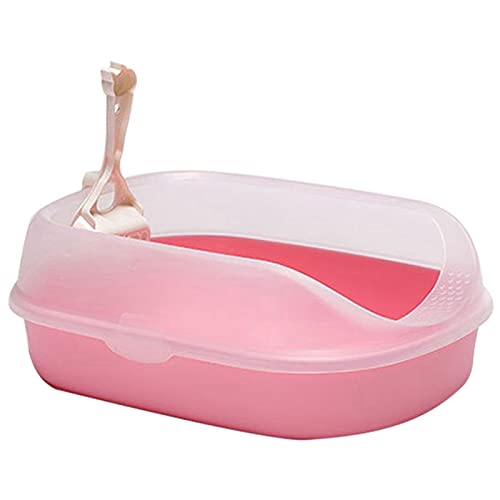Cajas de Arena Mascota Perro Inodoro Caminar Gato cabaña Caja de Arena semicerrada Arena Cuenca Gato Perro Bandeja de Peluche Anti-Splash Toilette Cachorro Gato Gato Interior Arenero ​Gatos