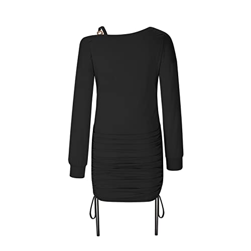 Dresses for Women UK Clearance Casual Long Sleeve Solid Cold Shoulder Drawstring Long Sleeve Dresses Christmas Dresses Fancy Dress Party Winter Dresses Jumper Dress Knitted Dress steampunk buy now online Dresses for Women UK Clearance Casual Long Sleeve Solid Cold Shoulder Drawstring Long Sleeve Dresses Christmas Dresses Fancy Dress Party Winter Dresses Jumper Dress Knitted Dress steampunk buy now online