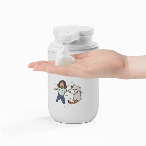 mooas Happy Buddy Artist Edition Soap Dispenser White (HA HA HA)