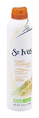 St. Ives Fresh Hydration Lotion - Oatmeal & Shea Butter - Net Wt. 6.5 OZ (184 g) Each Pack of 4