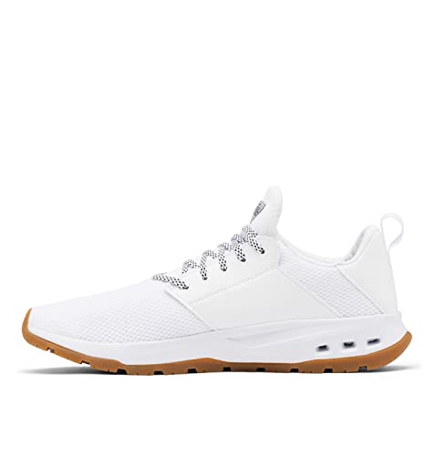 Columbia Tamiami PFG Sapato náutico masculino, Branco/preto, 41