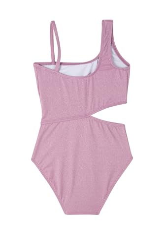 Image of Gottex Kids Sparkles Side Cutout One Piece Swimsuit Chlorine Fade Resistant and Built-in UPF UV 50+ Protection
