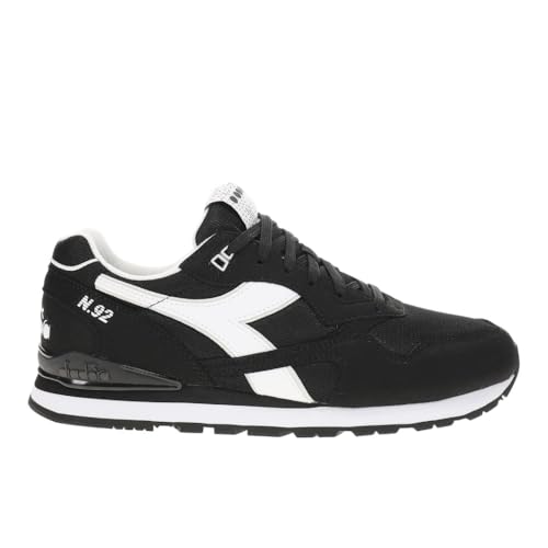 Image of Diadora Mens N.92 Lace Up Dd Comfort Sneakers Shoes Casual - Black