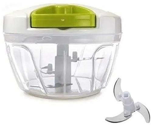 Mini Processador Alimentos Manual Triturador Cortador Mixer - Imagem 4