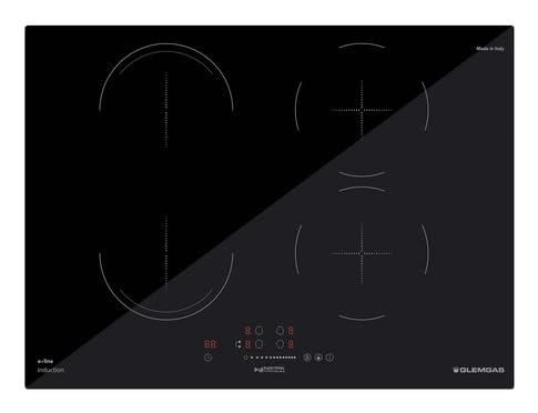 GTI741BSL - Piano cottura induzione, 4 fuochi, colore Nero