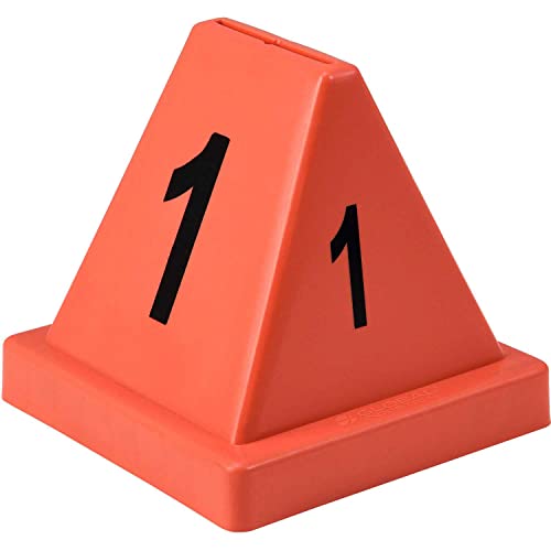 Global Industrial Numbered Cones, 1-20, 4-1/2