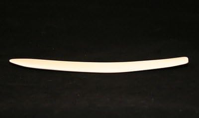 Miniatura 2 de CSOsborne - Carpeta de hueso genuino doblada de 8 pulgadas (curva) No.727-20 (MPN #14662)  Fabricado en Estados Unidos