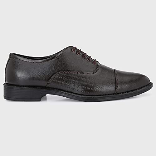 Image of Centrino Mens Uniform Dress Shoe |Formal Shoe for Men|Lace-up Shoe Business |Provide Comfort Perfect for Formal Wear, Business Casual, and Parties (20218)