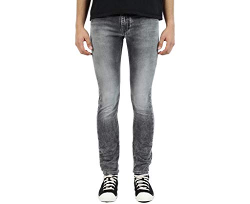 DIESEL Homme Thavar SP-NE 0855B JoggJeans (26W, Gris)