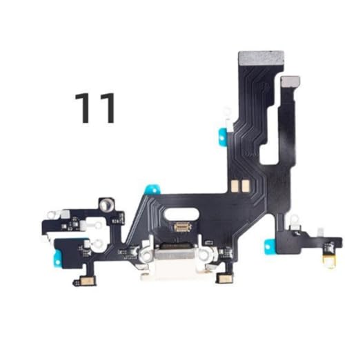 CHICHIYANG Charging Port Dock Mic Flex Cable Charging Port Ribbon Replacement Part Phone Accessories for iPhone 11