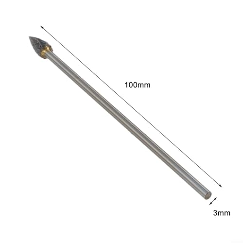 Set de 5 fresas de carburo de 100mm doble corte miniatura 3