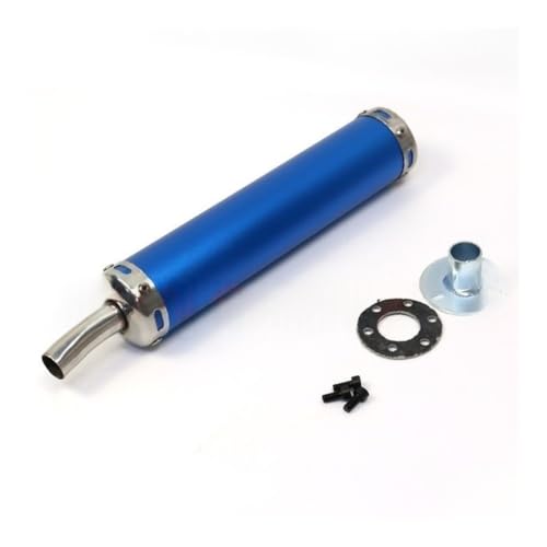 Silenciador de escape universal de 60mm para pitbike y moto de calle de 2 tiempos