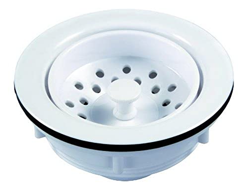 JR Products Colador Grande de Cocina Blanco