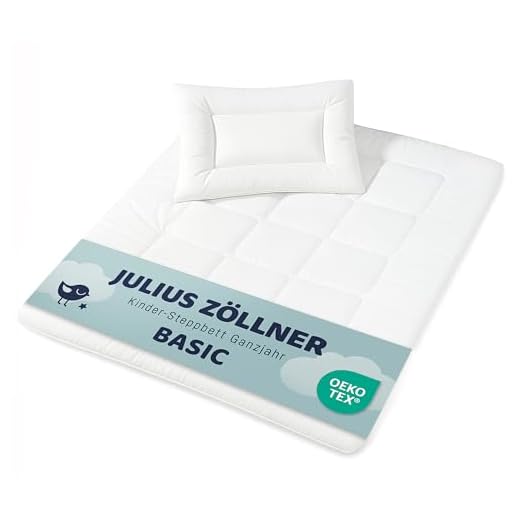 Julius Zöllner 4133130000 Kindersteppbett-Set Basic, Gr. 100/135 + 40/60