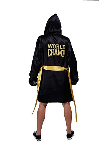 Maxim Party Supplies Adult Men Boxing Costume Heavyweight World Champion Boxer Includes Robe And Shorts thumb #4