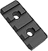 TPO 4-Slot, 7-Slot Aluminum Mlok Picatinny Rail Mount, T-Nuts & Screws & Hex Wrench Included (MK4, MK7) (4-Slot-Black)