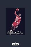  Michael Jordan Art 8 A50662 Notebook: 6x9 120 Pages, Planner, Diary, Lined College Ruled Paper, Journal, Matte Finish Cover