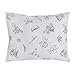 Warner Brothers Harry Potter Magical Moments Grey and White Keepsake Decorative Throw Pillow