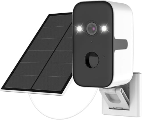 Image of VSTARCAM 2K Solar Security Camera Wireless Outdoor, Free Cloud & SD Storage, No-Drill Magnetic Mount, 5G /2.4G Dual-Band WiFi 6, Motion Alerts, 6-Month Battery, Color Night Vision, IP66, 2-Way Talk
