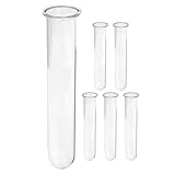 Apport des couleurs naturelles : fabriqué en verre, ce vase embellit votre intérieur grâce à ses couleurs naturelles, y apportant une touche de gaieté. tube pour une fleur simple, idéal pour les fleurs fraîches