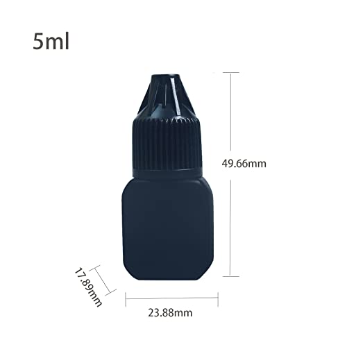 Fsyeel 40 Pieces 5Ml Grafting Eyelash Glue Bottles, Empty Plastic Glue Applicator Squeeze Bottles, Refillable Leak-Proof Dropper Bottles, Eyelash Extension Glue Container For Travel Makeup Accessories #TOP3