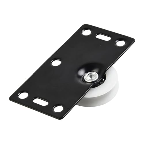 Poulies noires pour portes coulissantes épaisses et durables