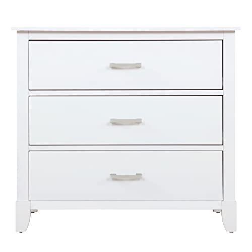 Dream On Me Universal 3 Drawers Chest | Kids Bedroom Dresser | Three Drawers Dresser Mid Century Modern, White #TOP12
