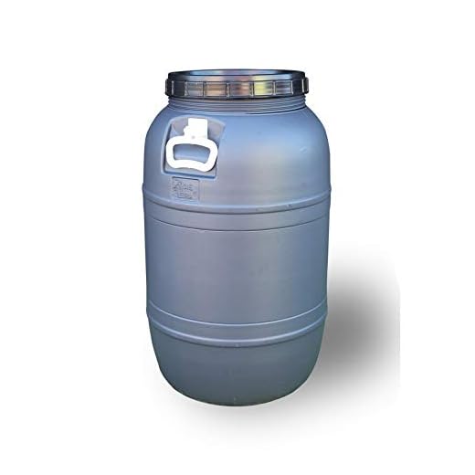 Mugar-Bidón Alimentario 60 Litros Tapa Rosca Asas