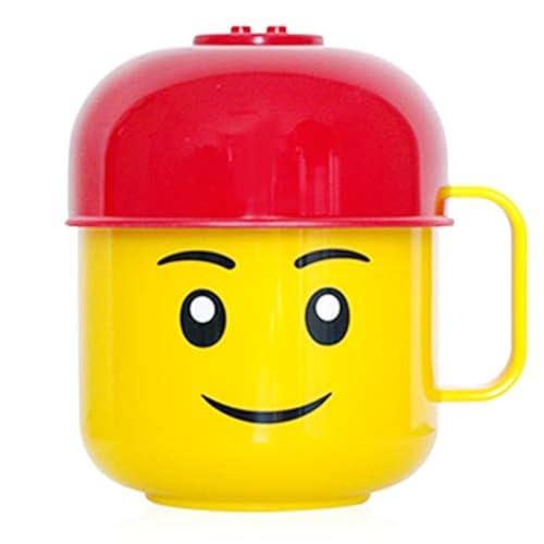 Oxford Tazza - Coppa con coperchio Cup Kids Cup bambino 250ml (Red Rosso)