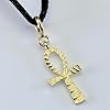 Pride Fashion Jewelry: Handcrafted Ankh Pendant Sterling Silver, Gift Necklace – Egyptian Cross Charm, 925 Silver, Life Cross Ankh (925 Sterling Silver + Gold-Plated Cross Symbol of Eternal Life) #3