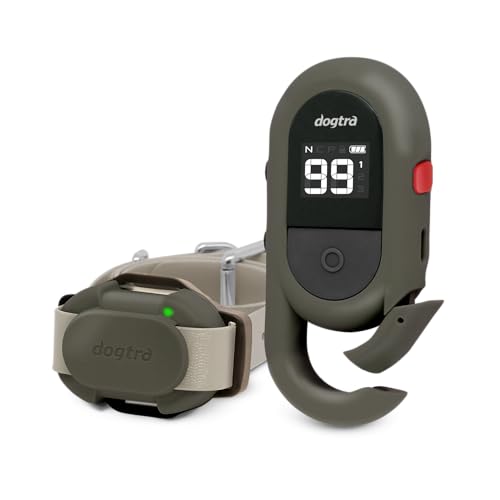 Dogtra CUE Gen 2 Grey – Customizable E-Collar for Dogs Training Collar with Remote – Easy, Safe, Beginner-Friendly Design – 99 Levels, Vibration, Boost, Waterproof, Rechargeable, 400-Yard Range