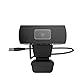Xlayer Webcam 1080p I Full HD - Webcam mit Mikrofon I Plug & Play I Sichtfeld mit 70° I USB-Anschluss I Universalhalterung I für Skype, FaceTime, Zoom, Teams I kompatibel für Windows, Mac OS