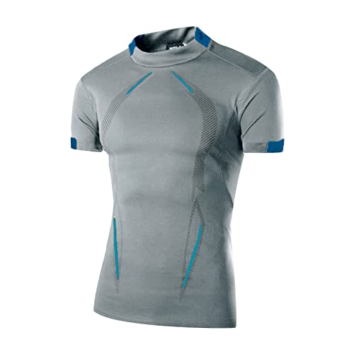 Men Long/Short Sleeve Compression Shirts Quick Drying Tops Athletic Workout Fitness Running Shirt Rash Guard2