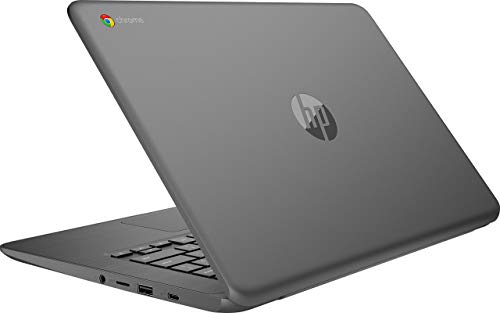 Image of HP Chromebook (Chrome OS, Intel Celeron 1.1 GHz, 14 inch LED-Lit Screen, Storage: 32 GB, RAM: 8 GB) Grey 3PD87UT#ABA (Renewed)
