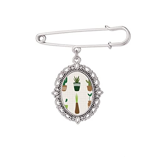 Broche cactus pour chemise et robe : l'accessoire bohème de vos sorties